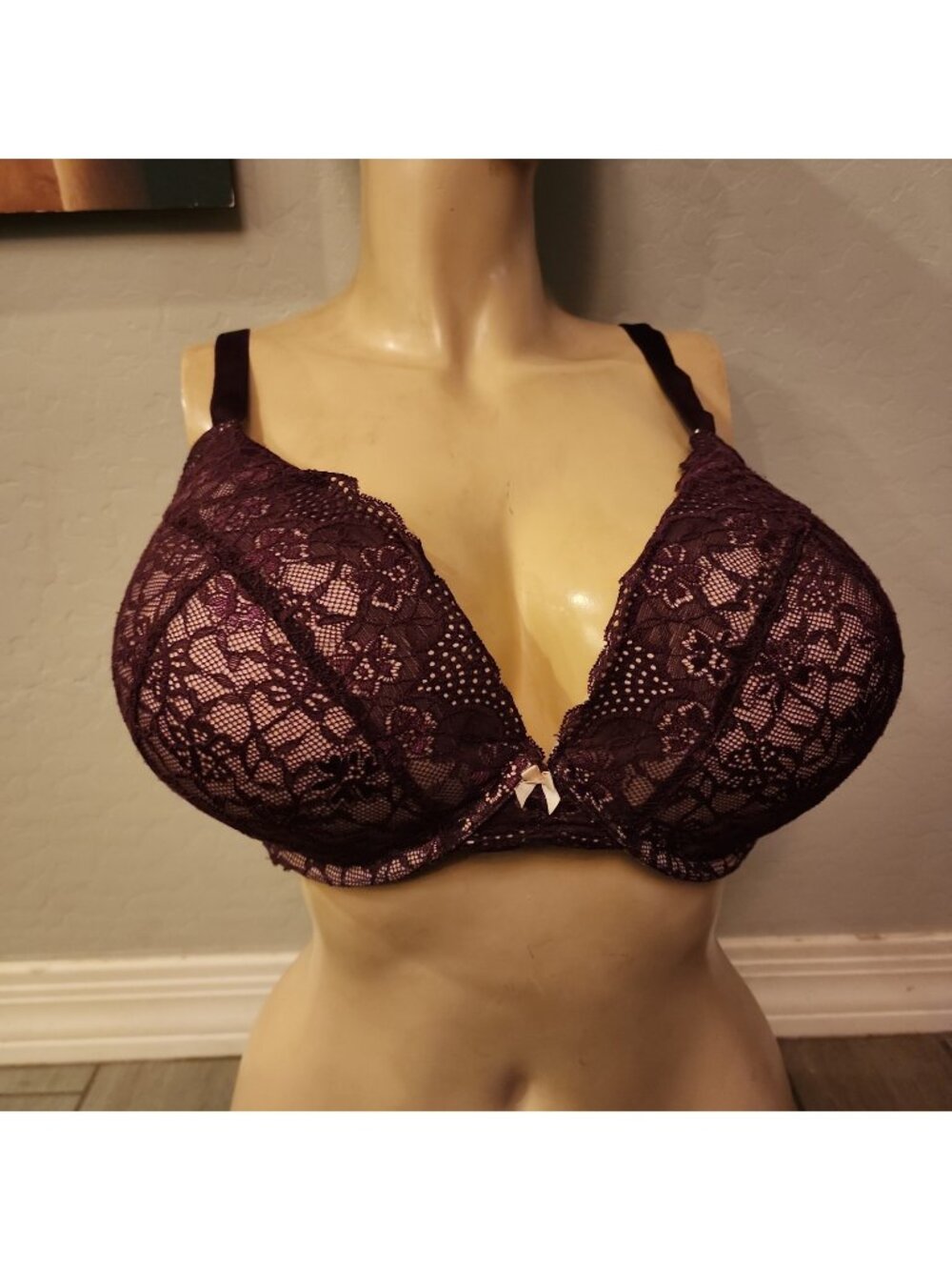 Torrid Padded Boost Bra 46DD Red Underwire